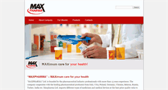 Desktop Screenshot of maxpharma.ge