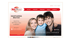 Desktop Screenshot of maxpharma.lt